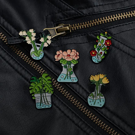 Floral Enamel Pins